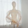 Long Sleeve Decorative Sleeves Solid Color Long Sleeve Cover Tulle Arm Cover  Dress Decoration