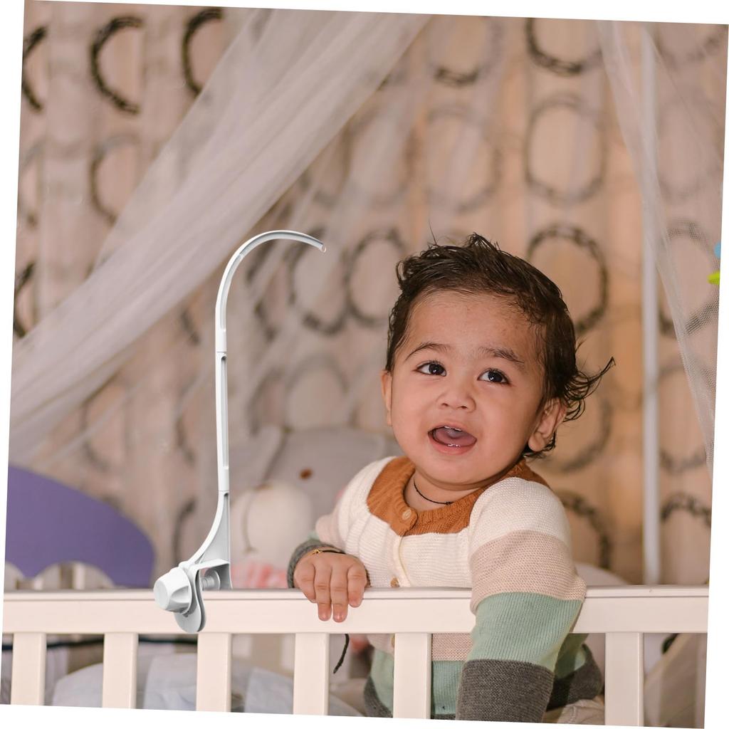 Abaodam Baby Crib Mobile Easy No Tools for Hanging and Music 61 X 12 X 8 250g Arm, Installation, Required, Dual-Hole Adjustable, Toys, Bells, Boxes,