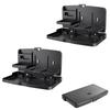 FALOFALO Car Rear Seat Set of Multifunctional Wide Table with Smartphone and Drink Holders Compact Table, 2, (x2), Foldable,