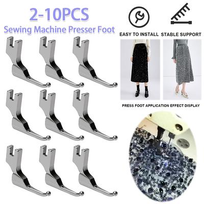 2-10PCS P369 Bead Sequin Special Presser Foot Wedding Dress Presser Foot Stainless Steel Presser Foot Sewing Machine Accessory