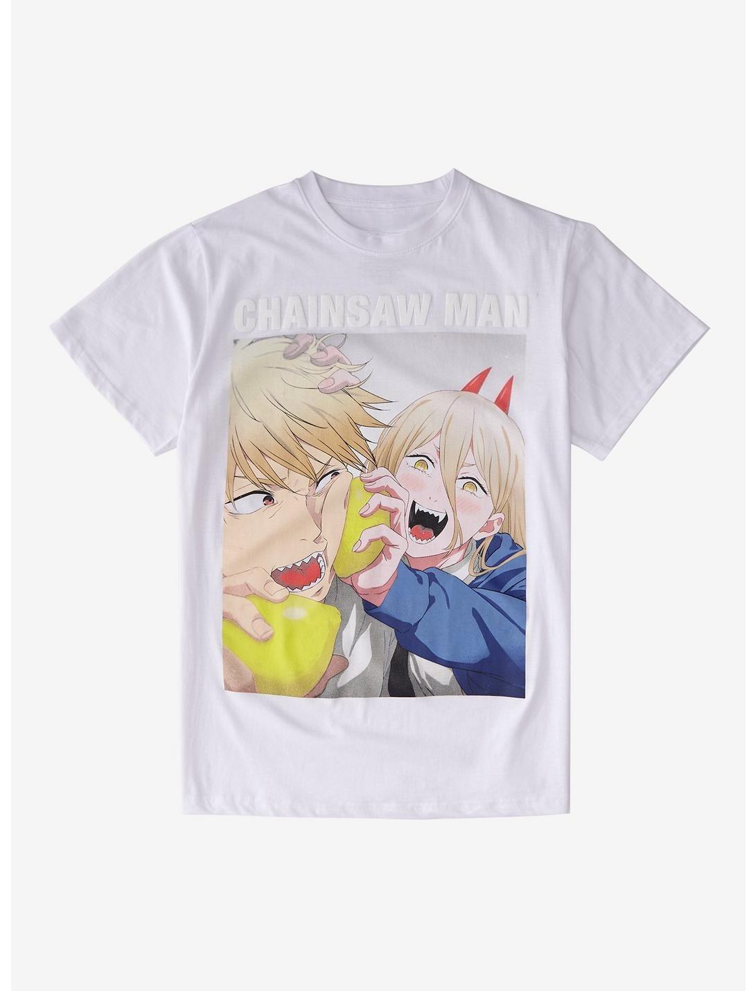 

Chainsaw Man Reze Japanese Anime Cotton Pattern Printed Short Sleeve T-shirt Retro Men Women Kids Casual Loose Streetwear Tops 4XL