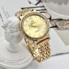 GREALY Elegant Ladies' Diamond-Set Quartz Bracelet Watch