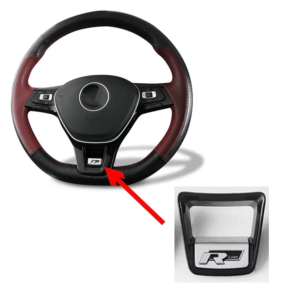 efg1 Car Steering Wheel Logo Emblem Sticker Decals for Volkswagen VW Jetta Touran POLO Golf MK4 MK5 MK7 Tiguan Passat TSI TDI