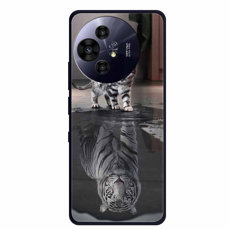 For TCL 50 Pro NxtPaper 5G Case Black Silicone Cover for 50 Pro NxtPaper Protective Shell Coque for TCL 50 NxtPaper 5G TPU Cases