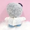 Heart T-shirt, Pants, and Necklace Set for 10cm Doll, White, Plush Toy, Kigurumi, Accessories, Otaku, Doll, Mascot, Kpopdoll Costume [Used]