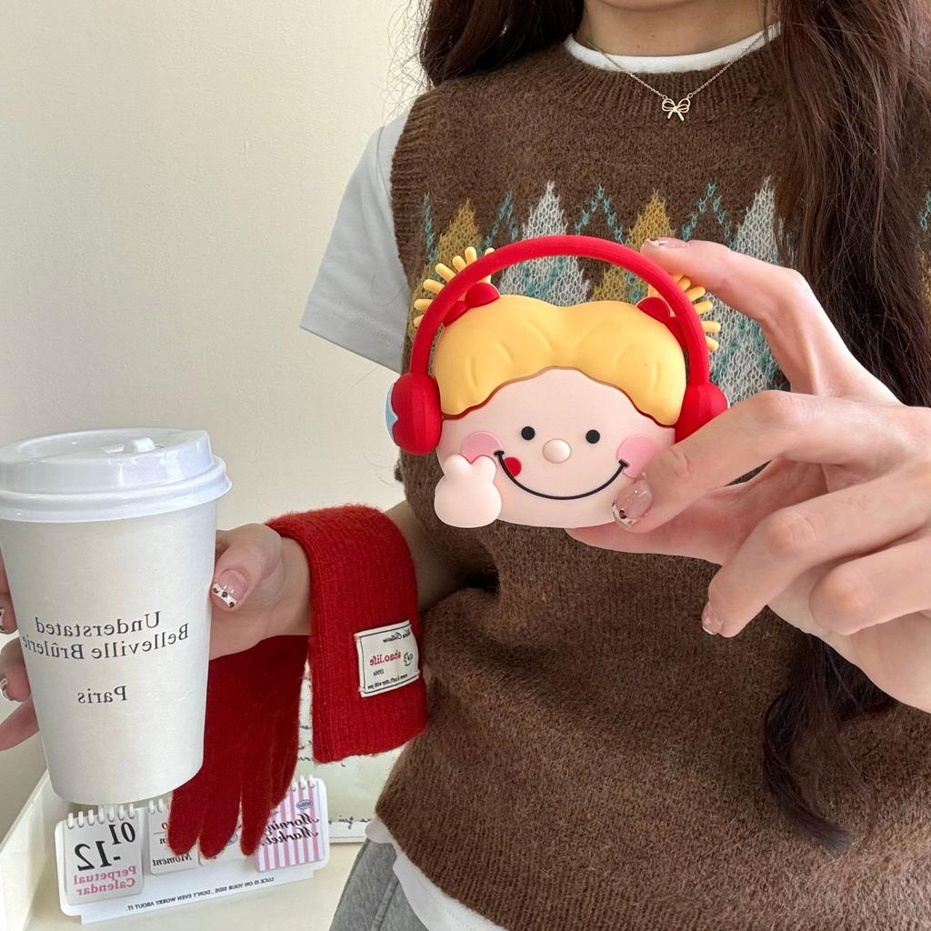 Silicone three-dimensional coco sauce girl applies airpods4 protective cover airpodsPro2 apple 3rd generation earphone cover