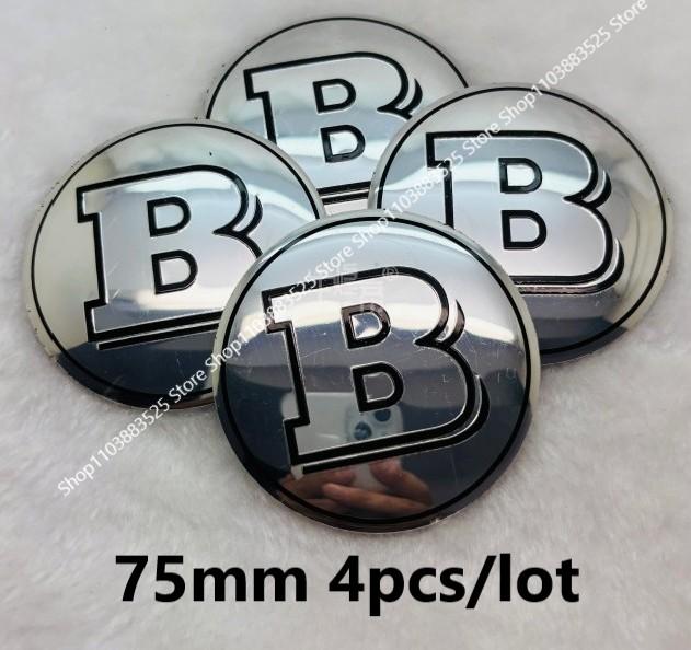 4Pcs Modified wheel hubcap B logo Emblem Badge sticker for W464 G63 G65 W463 G500 G350 W213 W204 W205 W253 W210 W211 W220