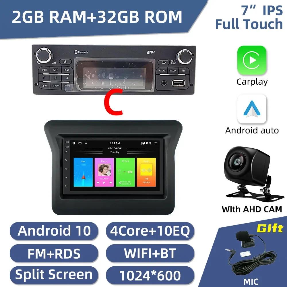 7" Carplay Car Radio For Nissan N400 Opel Movano Renault Master III 3 2010 - 2019 2 Din Android Stereo Multimedia GPS Autoradio