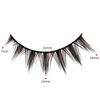 Natural Dense Soft Nude Bridal Eyelashes with Black Hard Stem Support for Daily Wear, Large Capacity