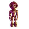 3D Printed Astronaut Skeleton Ornament Halloween Space Zombie Figurine Fidget Toy with Movable Joints Articulated Skeleton Model Decoration