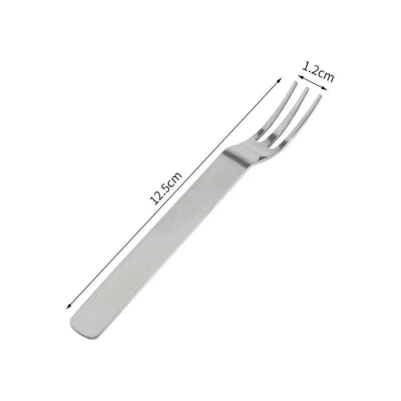 6Pcs Fruit Forks With Stand Coffee Fork Set Cake Dessert Mini Fork Afternoon Party Cutlery Snack Fork For Kitchen Dining Bar