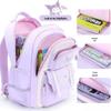 Kuromi Backpack for Elementary Girls: Grades 1-6, Spine Support & Lightweight Design