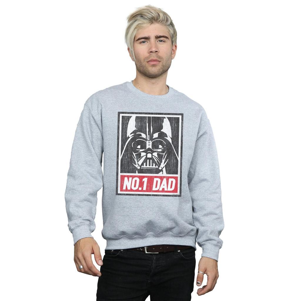 STAR WARS Mens Number One Dad Sweatshirt