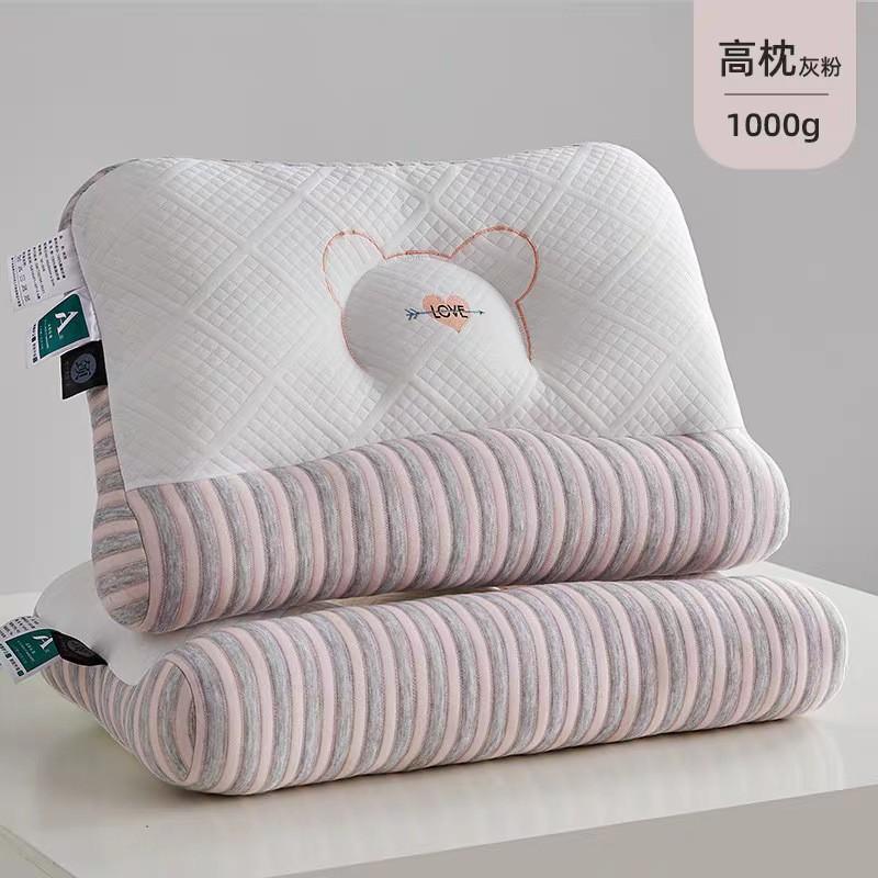 Ergonomic Cervical Support Pillow Side Sleepers Adults Teens Students Dormitory Use All Season Pair