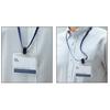 KOKUYO Hanging Name Tag Soft Case Blue 10 Pieces Nuff-S180-10B
