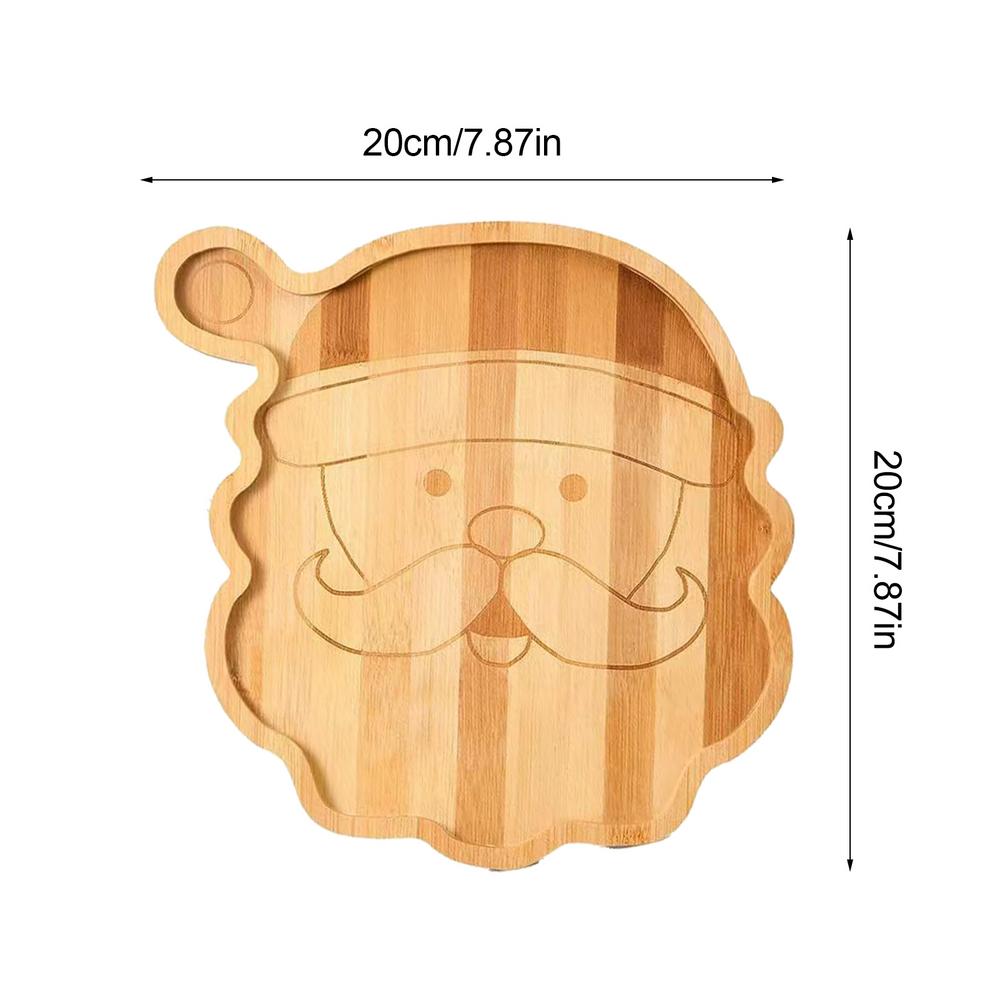 

Christmas Charcuterie Board Wooden Holiday Fruit Tray Charcuterie Board Reusable Dishes Holiday Serveware For Snack Dinner Salad красный