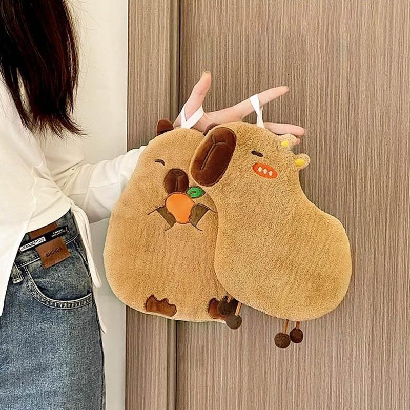 

Милое полотенце для рук Capybara, кухонные полотенца для уборки Kapibala, впитывающие полотенца для рук, полотенца для мытья посуды, мягкая тряпка для уборки