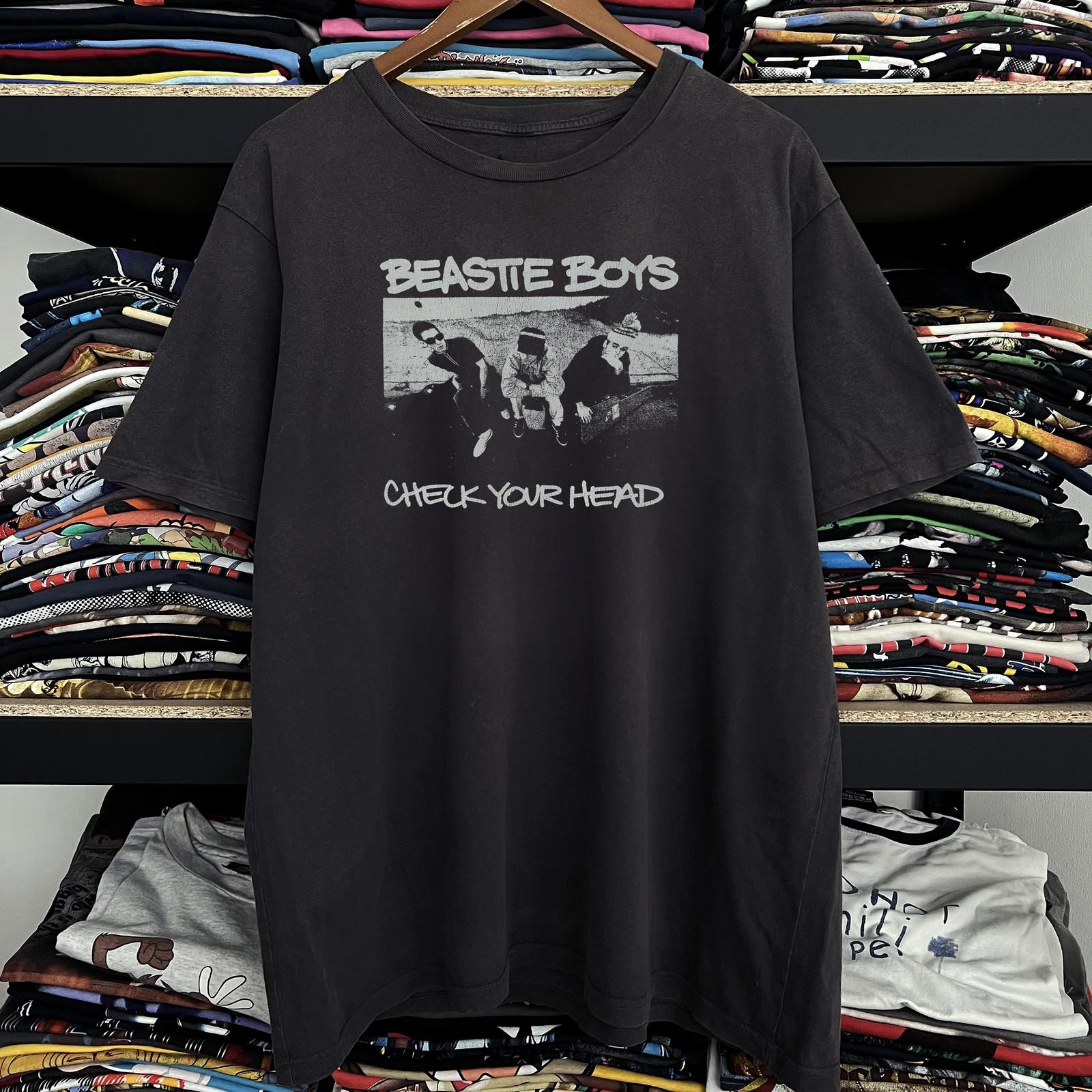90s Beastie Boys Check Your Head Rare T-Shirt Black S 3XL