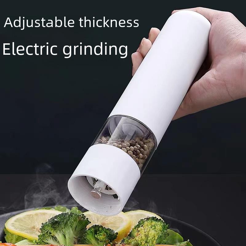 Electric Black Pepper and Sea Salt Grinder for Steak Seasoning