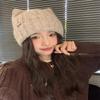 Cat Ear Beanie Winter Hat Warm Knitted Cap With Windproof Thickened Design Cute Autumn Winter Warm Accessories