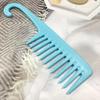 Sturdy Wide-Tooth Comb with Hook - Anti-Tangle Massage Comb for Long Hair, Men & Women, Home Use