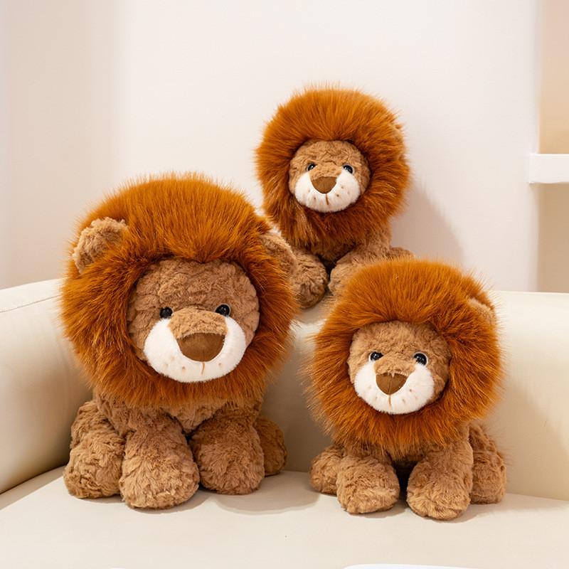 Plush Lion Stuffed Animal Pillow For Kids And Adults Animal Decor Gift