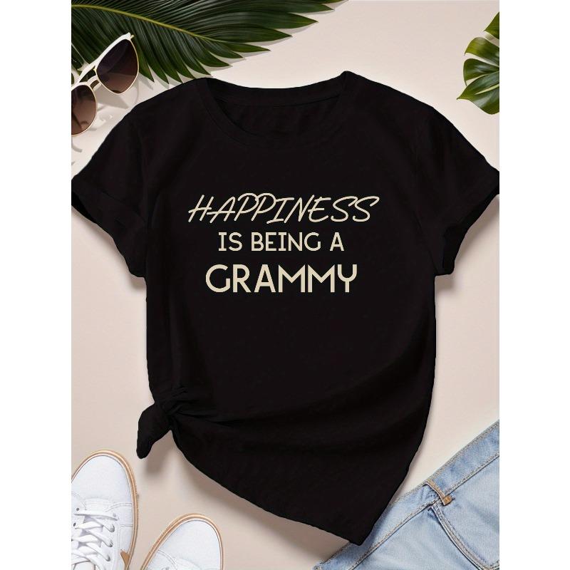 

European sizes happiness grammy Women s Sports Short Sleeve T-Shirt 4XL