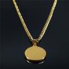 Archangel Gold/Silver Pendant Necklace for Men and Women Stainless Steel Choker Religious Jewelry Inspirational Gift