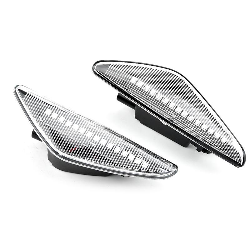 2pcs Flowing Turn Signal Light Dynamic LED Side Marker Side Indicator For BMW X5 E70 X6 E71 E72 X3 F25