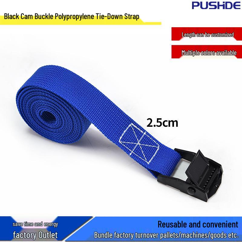 Zinc Alloy Cam Buckle Polypropylene Strap for Cargo Tie-Down