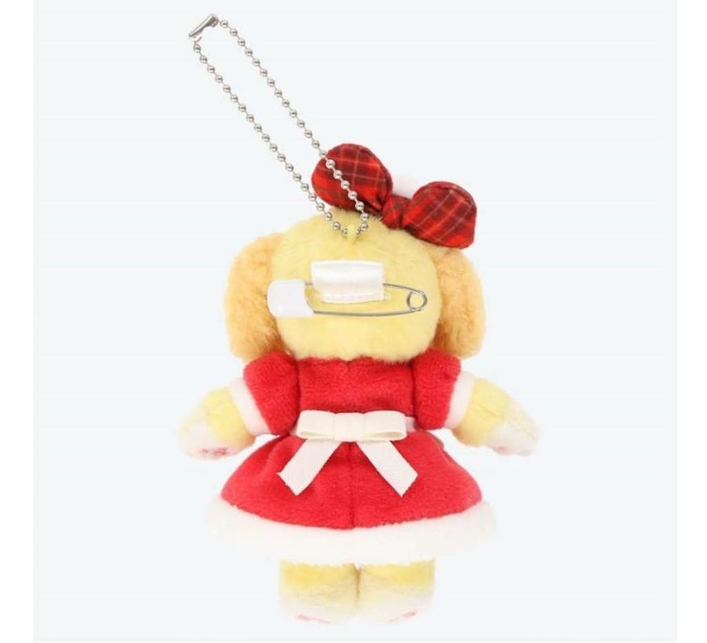 Cookie Ann Plush Badge DisneySea 2024 Christmas Duffy Friends Dancing Snowflakes Cookie Ann [Tokyo Exclusive] &