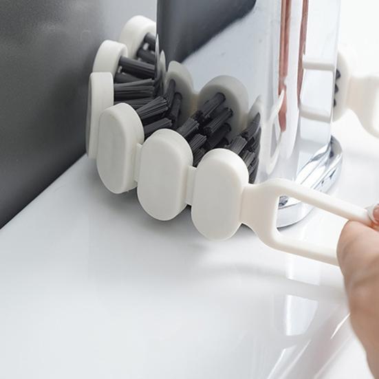 Brosse de Nettoyage Robinet Fissure Carrelage Évier Brosse avec Poils Doux Flexibles Nettoyeur d'Écart Étroit Fenêtre Rails Outil de Nettoyage