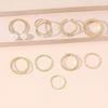 Tide Ring Women's Stylish Luxury Index Finger Ring Set