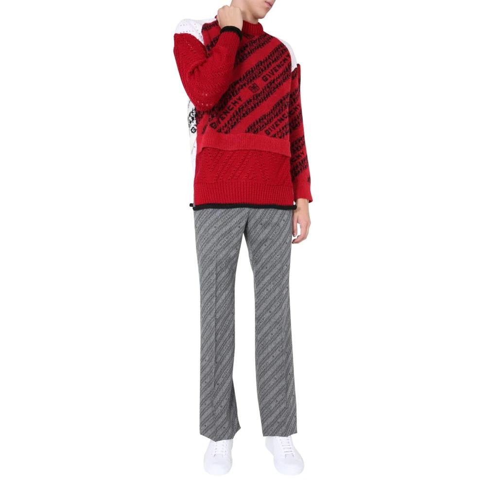 Givenchy Casual Pants Men's Gray Moderate Pencil Pants BM50NE139S-067