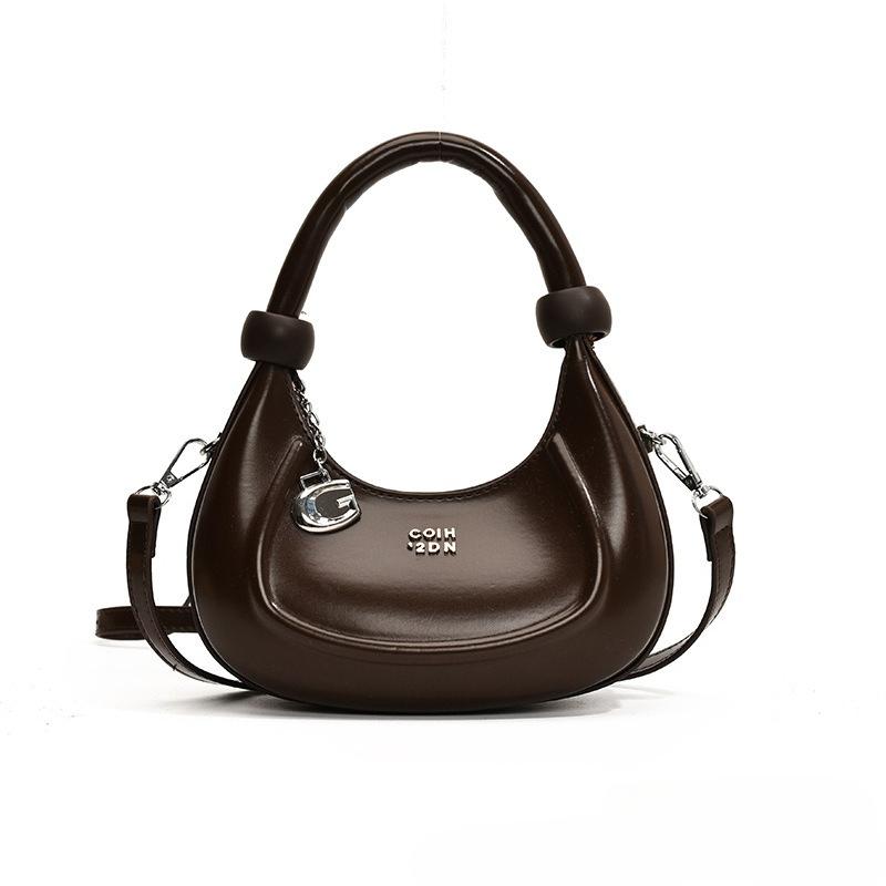 Women's Handbag, Underarm Bag, Sophisticated, Unique, Retro, Versatile, Single Shoulder/crossbody Crescent Bag