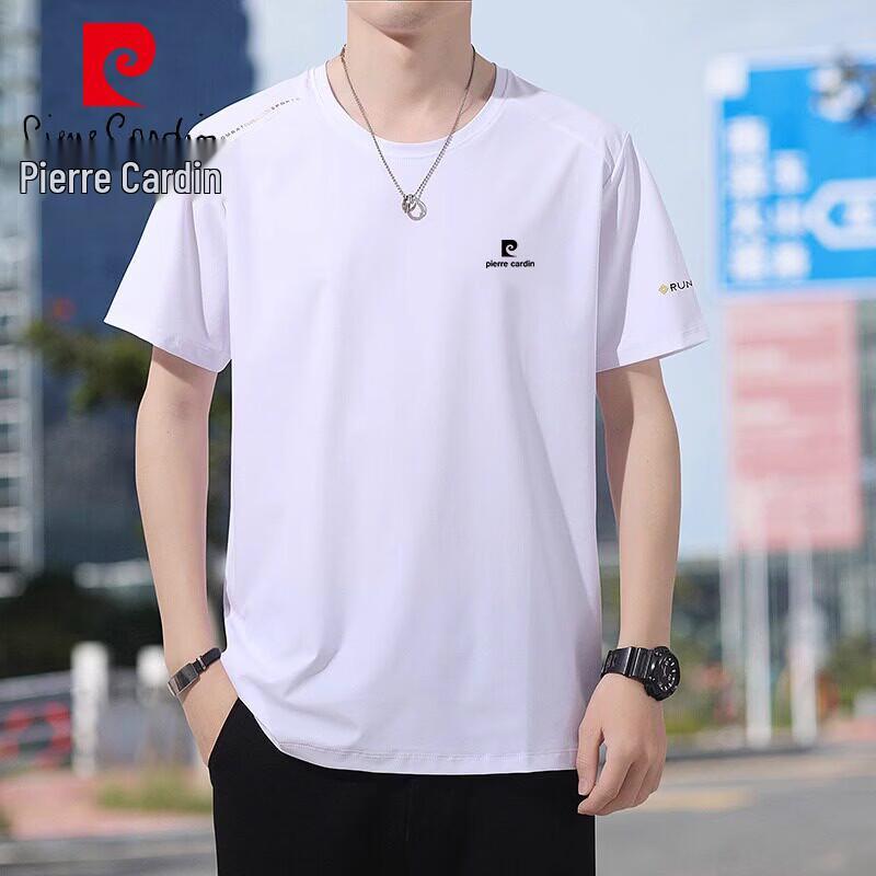 

Pierre Cardin Men s Summer Ice Silk Short Sleeve T-Shirt 2XL