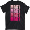 T-shirt, Débardeur, Manches Longues, Sweatshirt, Hoodie Personnalisé Nom Mary Je T'aime Mary Vintage Hommes Femmes Enfants Fabriqué au Canada Noir Taille S-3XL