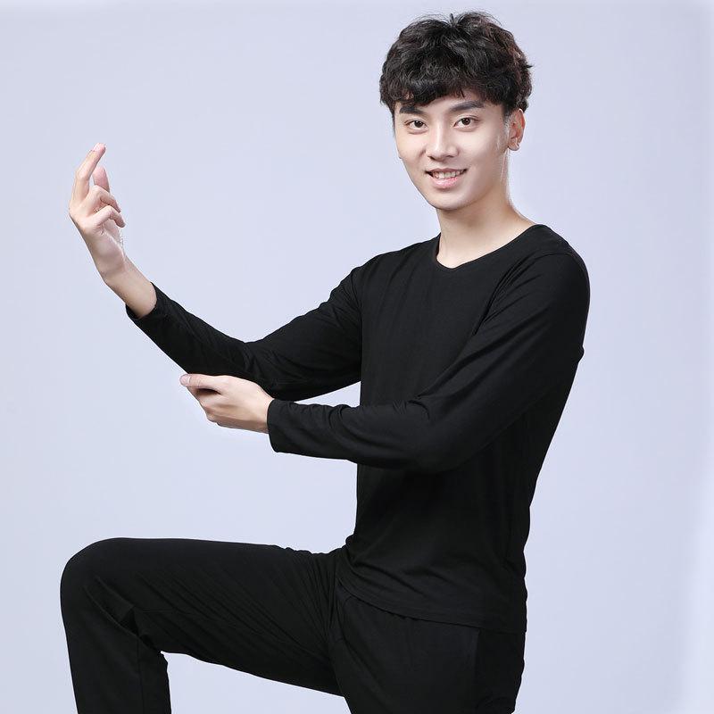 Men's Modal Fitness & Dance Suit - Breathable Sportswear for Yoga, Aerobics, and Training