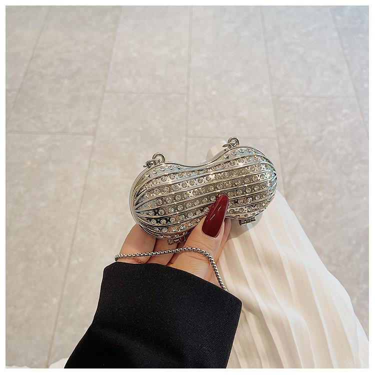 Acrylic Shell Mini Box Bag With Magnetic Closure For Daily Use Women