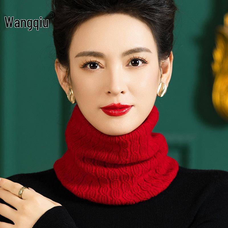 

Unisex Pure Wool Knitted Neck Warmer Scarf - Warm & Versatile Dickey 1027 Below 60cm
