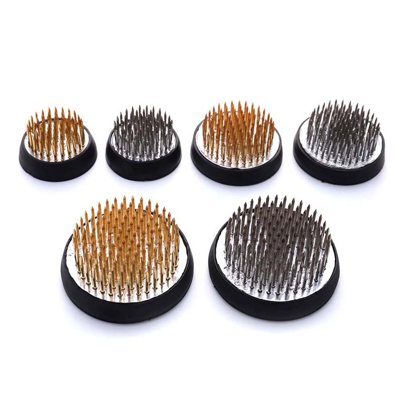 Kenzan Rotund pentru Ikebana, Broscuță de Flori cu Garnitură de Cauciuc, Instrument Fix pentru Aranjamente Florale