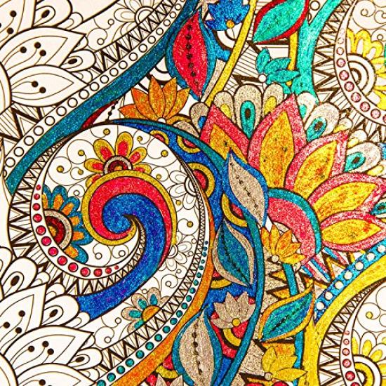 Pentel Hybrid Dual Metallic Liquid Gel Roller Pen Sparkling Metallic Colors YK110/8-M - 8-Pack,