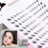 LuxeFlutter - Natural Fox Eye Cluster Low False Eyelashes