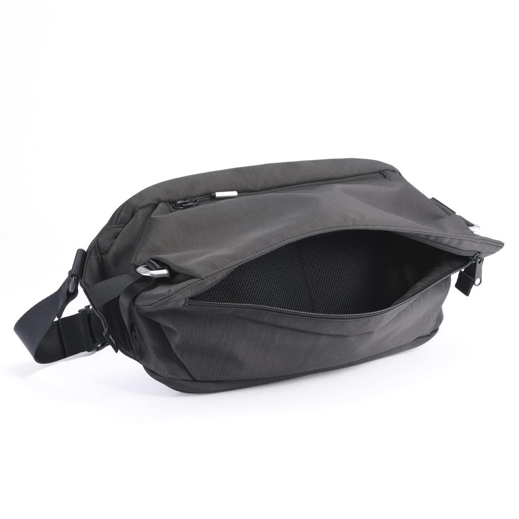 Ace Gene Erweiterbare Sling Bag, B5-kompatibel, 10,1-Zoll-Tablet-Aufbewahrung, "CROSSLING-HCrossling Heather," Wasserabweisend, Nein. 68027