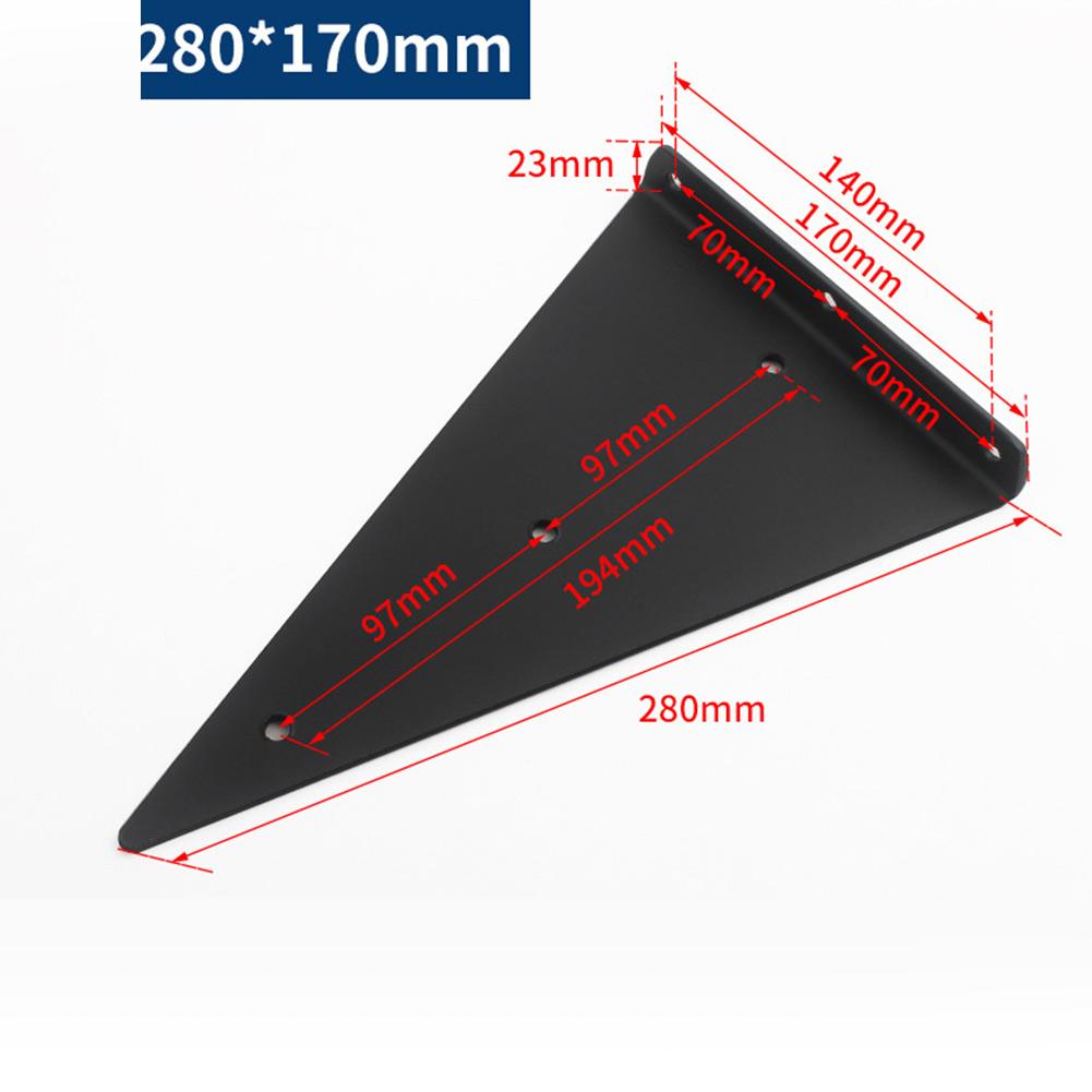 Triangle Bracket Support Wall Shelf Mount Partition Support Bracket Fixed Shelf Invisible Laminated Support Bearing Hardware