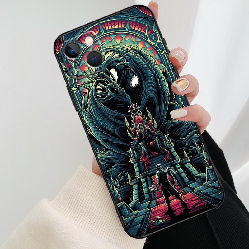 Castlevania Phone Case For iPhone 11 12 13 14 15 16 Pro Max Mini X XR XS Max Plus Cover Funda