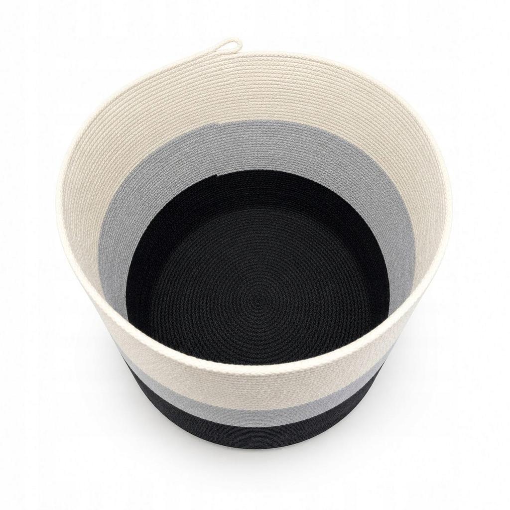 COTTON LAUNDRY BASKET 30x30cm FOR HANDMADE PREMIUM TOYS