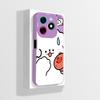 Pour Tecno Spark 20 20C Coque Mignon Dessin Animé Astronaute Carrée Silicone Liquide Souple Housse de Protection pour Téléphone Pour Tecno Spark20 20C Funda