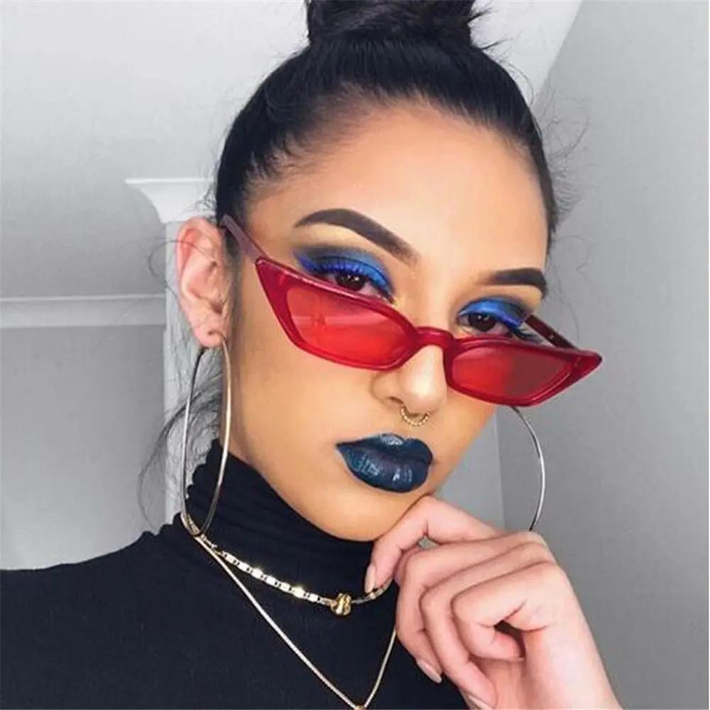 New Cat Eye Sunglasses Women Black Luxury Design Small Frame Eyewear Female Party Sun Glasses Fashion Retro Driving UV400 Shades