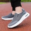 Sneakers new comfortable soft-soled walking shoes fly-woven breathable men's shoes one-pedal cover lazy shoes